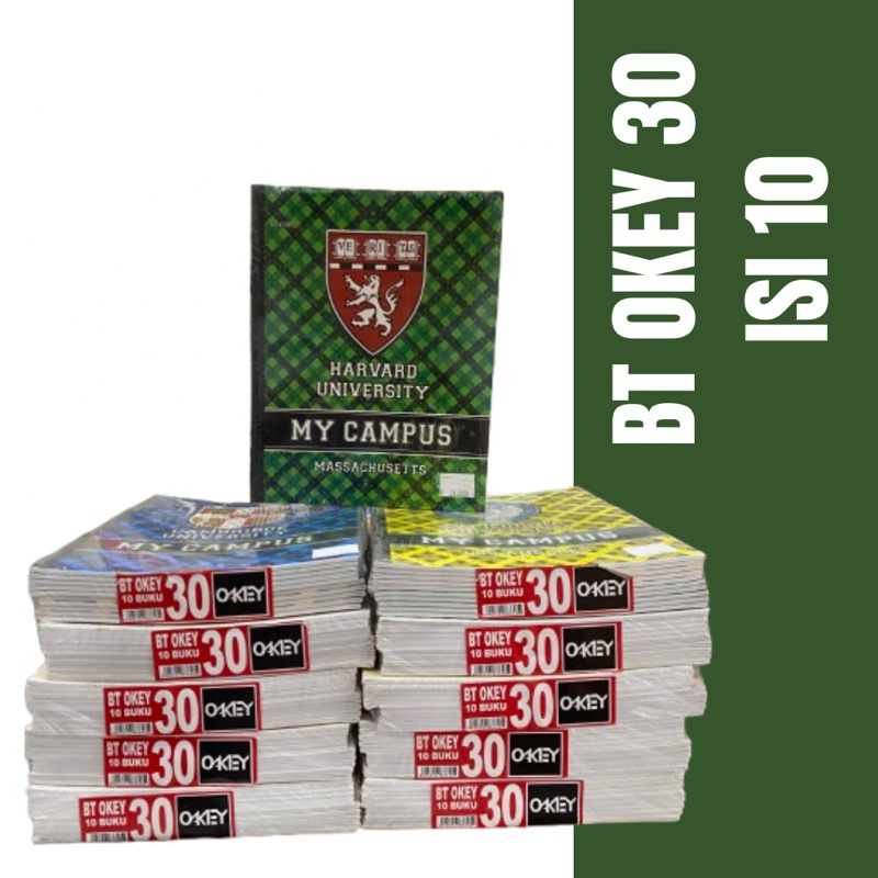 

BUKU TULIS OKEY 30|isi 10