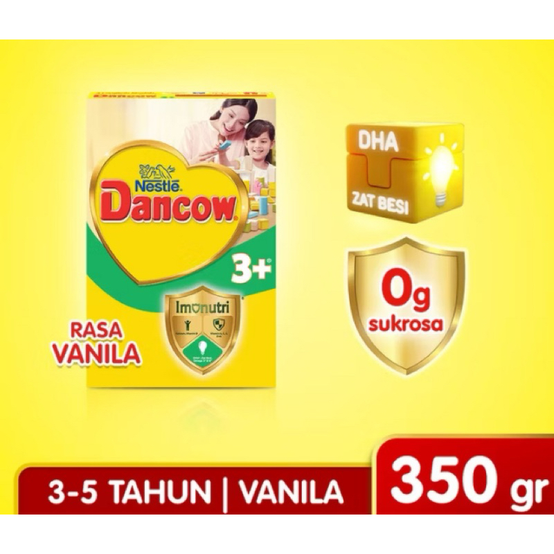 

Nestle Dancow 3+ Nutritods Usia 3-5 Tahun Rasa Vanila 350 Gram Box