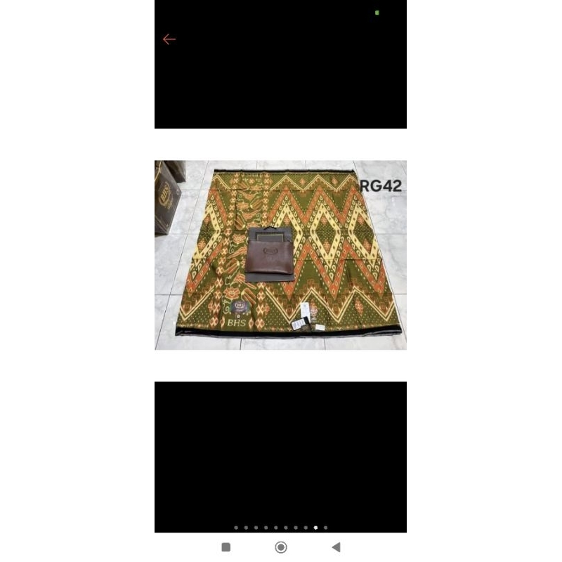 Sarung BHS Royal Tanda tangan ,Jahit tengah , Dompet
