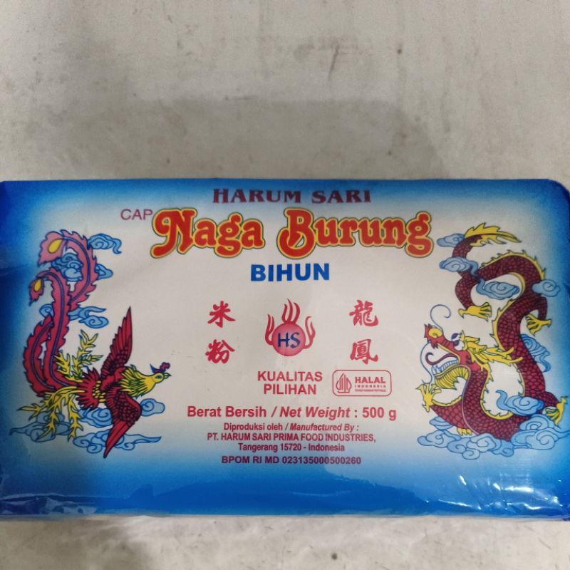 

Bihun Super Cap Naga Burung Harum Sari 500gr
