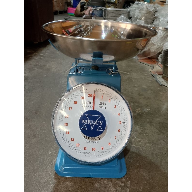 timbangan jarum mercy 15kg  timbangan duduk 15kg stainless timbangan kiloan/kiloan buah/timbangan ku