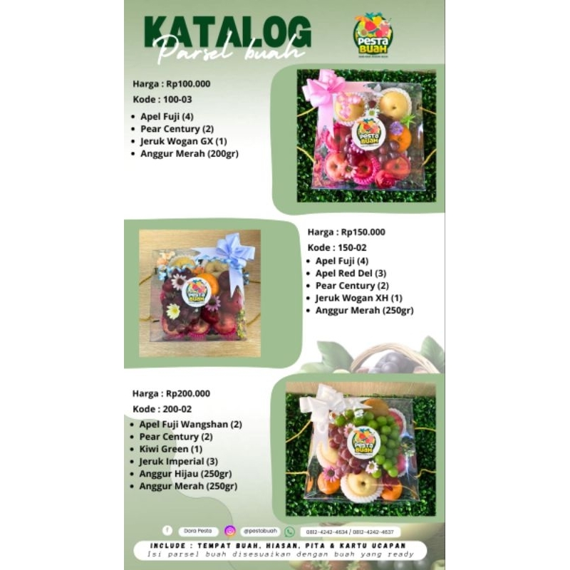 

List Harga Parcel Pesta Buah Makassar