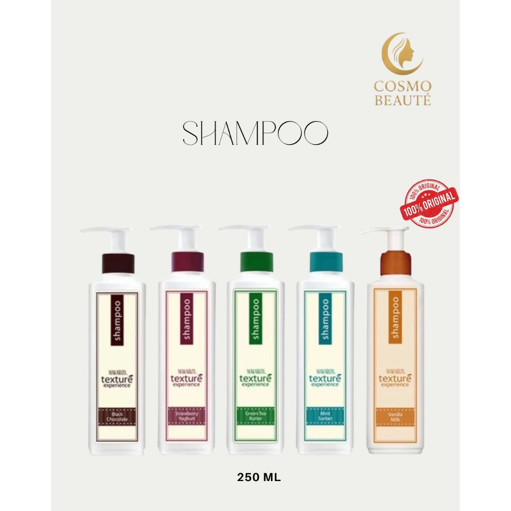 Makarizo Shampoo Texture Experience Original - Perawatan Nutrisi Rambut Rontok