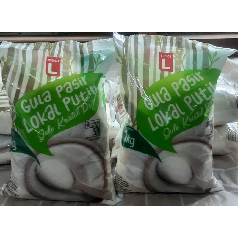 

Gula pasir Lokal Putih ( Choice L 1kg )