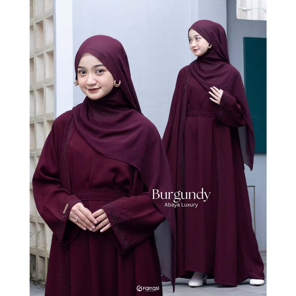 COD Abaya Luxury gamis lebaran 2025 model gamis terbaru / Abaya / Gamis Wanita Elegan Mewah Remaja H
