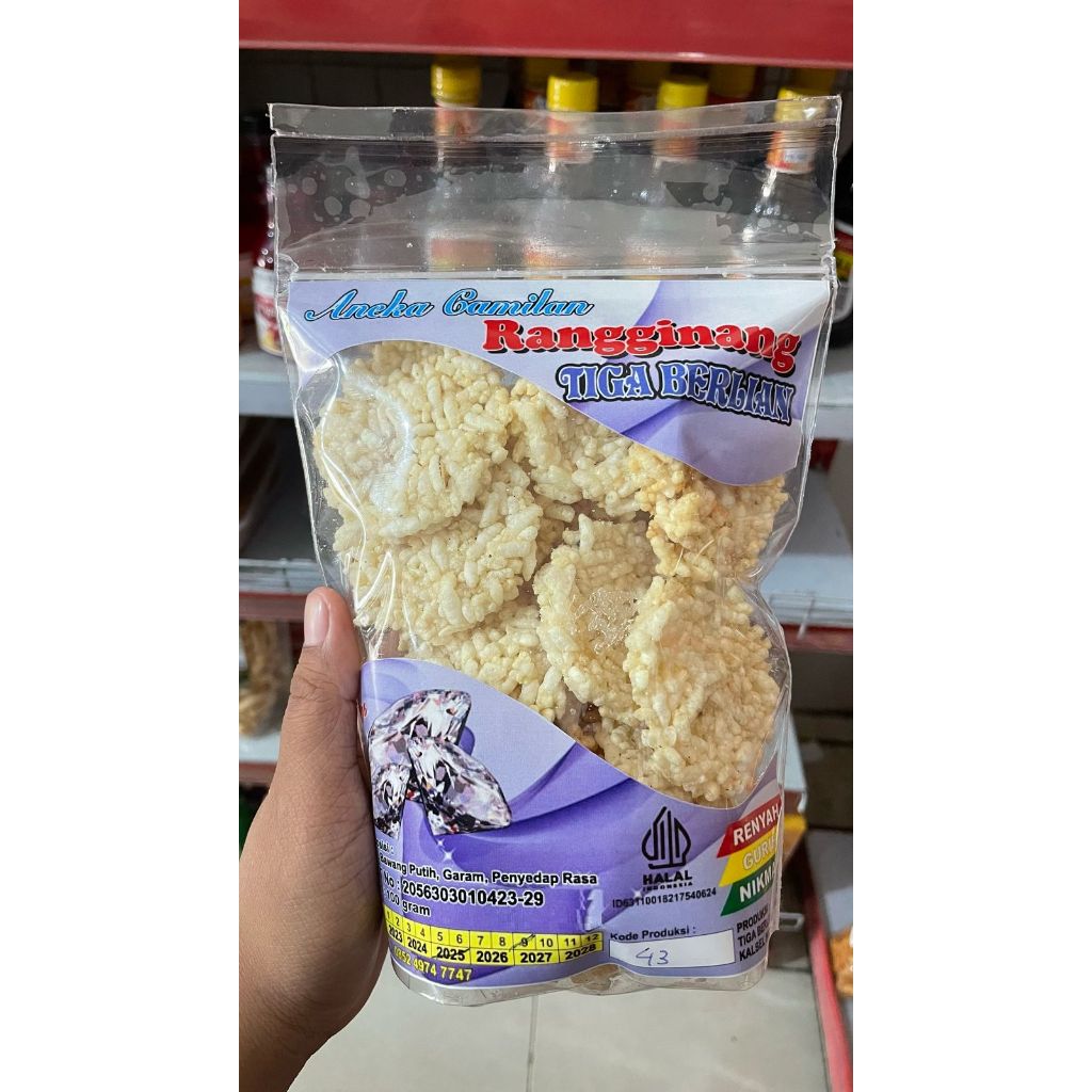 

Rengginang Tiga Berlian| Rengginang Mateng| Kerupuk ketan krupuk cemilan enak