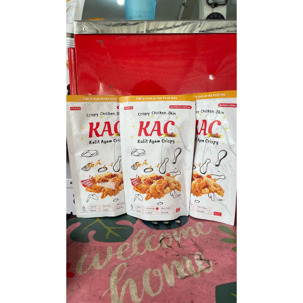 

Kulit Ayam Crispy| KAC Premium| Cemilan Kekinian Murah Enak| Crispy All Flavour