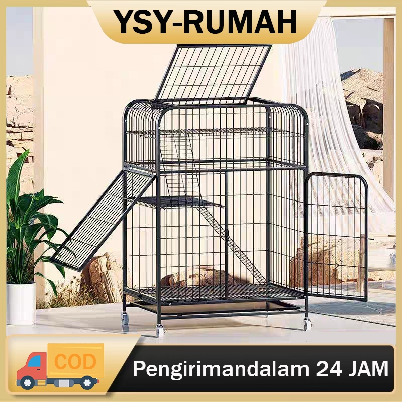 Kandang Kucing Bergerak Dalam Ruangan Kandang Kelinci Kandang Hewan Peliharaan Domestik