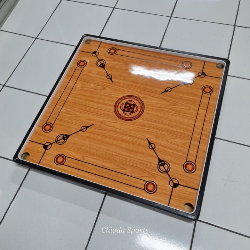Papan Meja Karambol Krambol Carambol Carrom Table Lokal Ukuran S 62 x 62 cm
