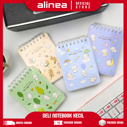 

[READY] NOTEBOOK SPIRAL MINI A7 MURAH LUCU 100 LEMBAR POCKET JURNAL CATATAN PELAJAR DELI l98100