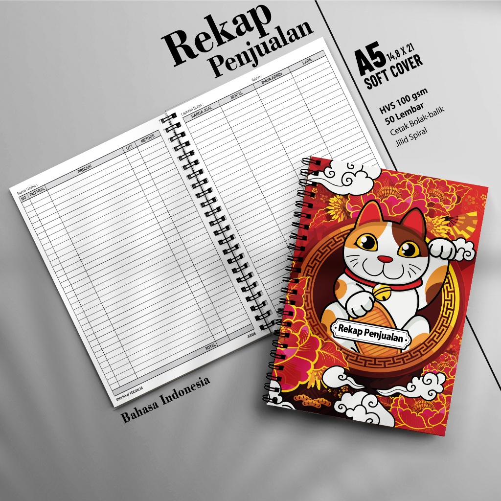 

BUKU CATATAN MANUAL PEMBUKUAN TOKO SIAP KIRIM