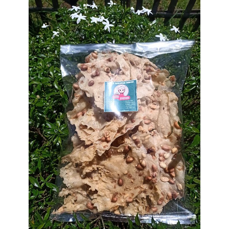 

peyek kacang daun jeruk/500 gram