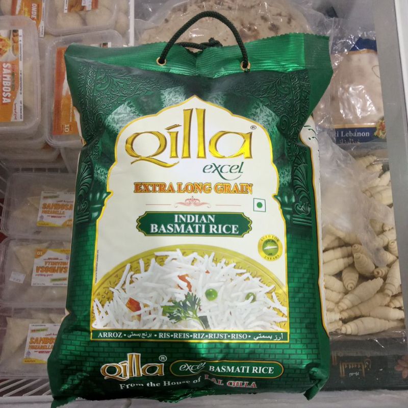 

BERAS BASMATI QILLA EXCEL EXTRA LONG GRAIN INDIAN BASMATI RICE 5 KG