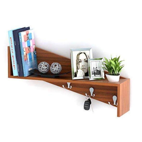 Rak Dinding Kayu Jati Model Unik