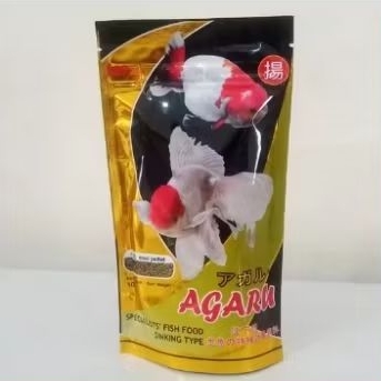 AGARU SINKING KUNING/ Agaru Pelet Ikan/pakan ikan hias kecil/mas koki komet dll