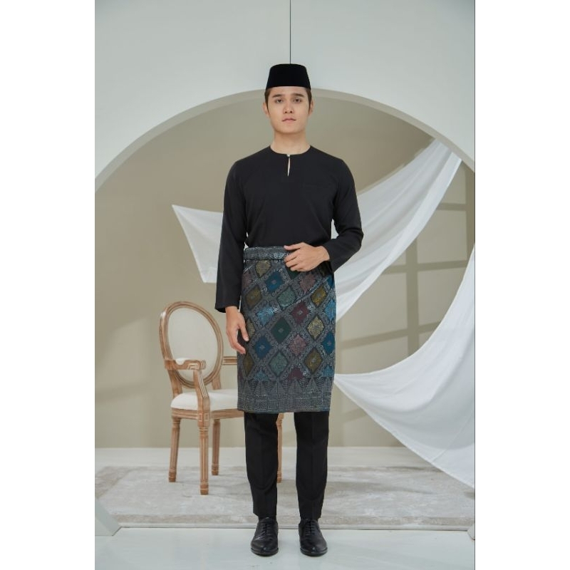 setelan baju kurta set aqlan setelan baju muslim pria dewasa bahan katun toyobo,