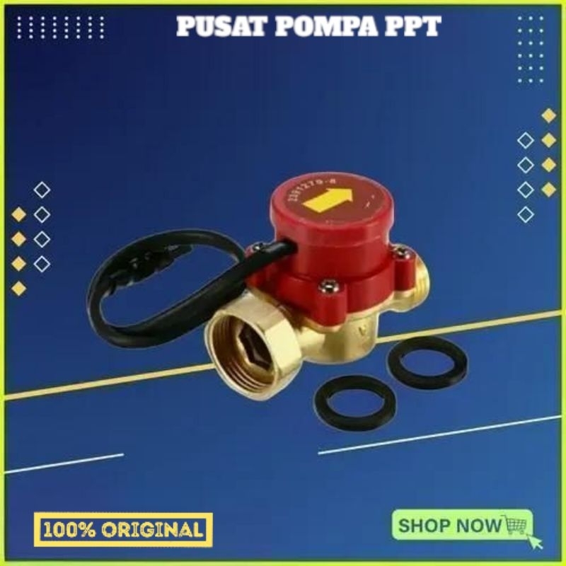 Water Flow Switch 1/2 Inch Otomatis Pompa Dorong 1/2 Inch