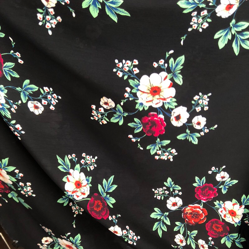 kain katun motif - kain katun motif bunga - kain katun motif impor - kain katun motif premium ba