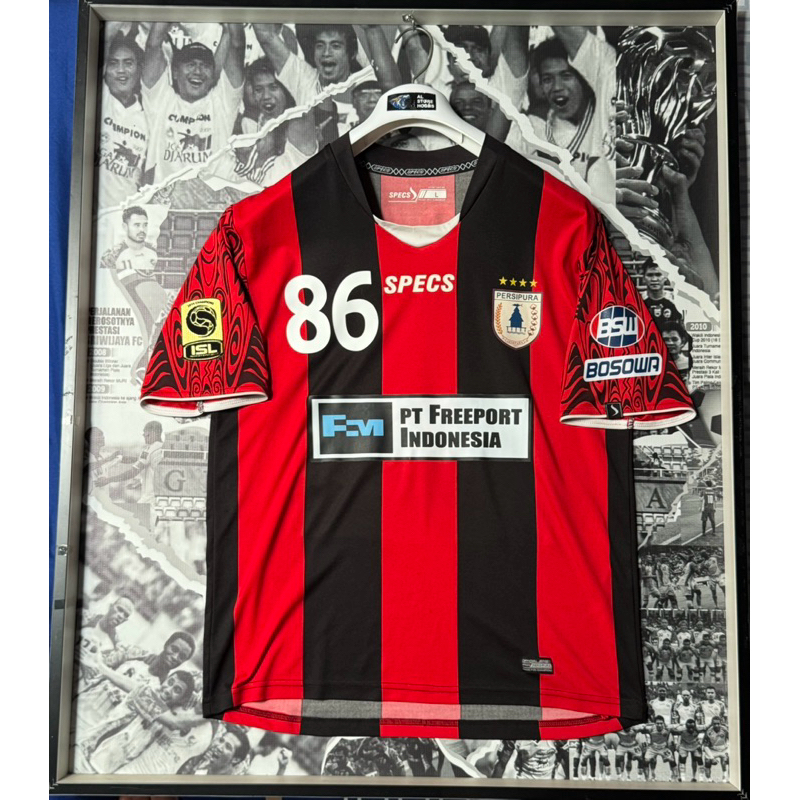 Jersey Persipura Home 2014 Original Specs #86