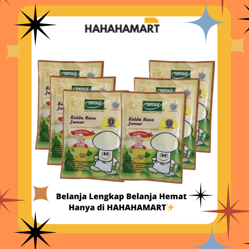 

Totole Kaldu Jamur 40gr Harga Paket Isi 6 Pcs