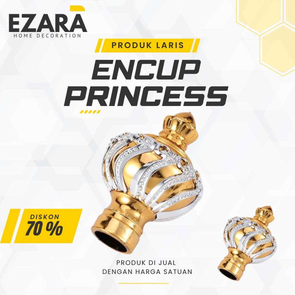 [EZARA] ENCUP PRINCESS TUTUP RELL GORDEN PRINCESS NEW ENCUP BATANG GORDEN