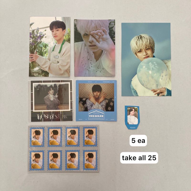 [BACA DESC] ASAHI Postcard Treasure Manyo Chapter Album Lyric Card Polaroid Welcol Bookmark Summer C