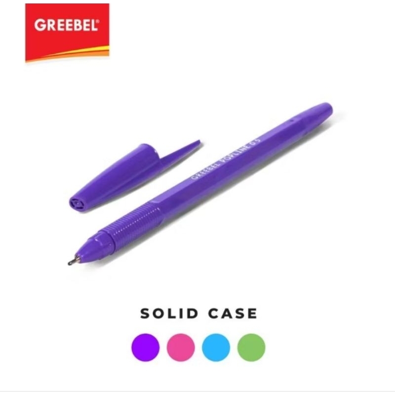 

Greebel Technoline 0.5mm Pen Hitam (per pcs)