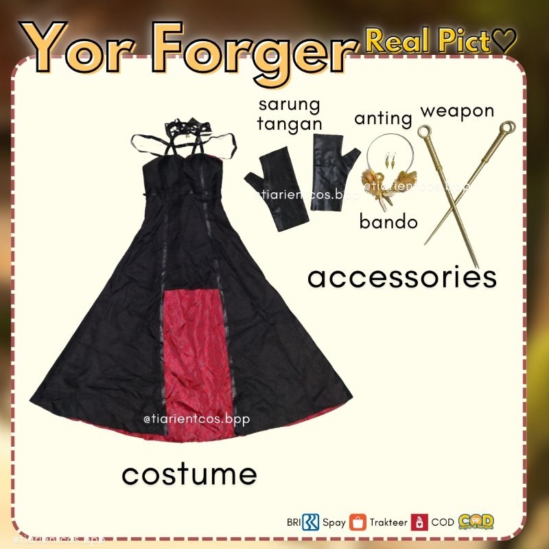WTS YOR FORGER COSTUM + ACC ONLY (BANYAK MINUS)
