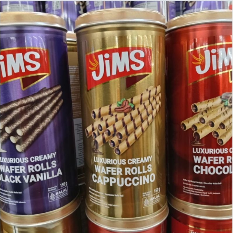 

JIMS Luxurious Creamy Wafer Rolls- biskuit/wafer