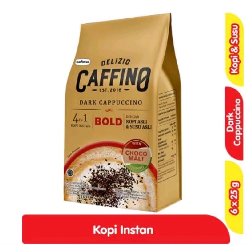 

Kopi instan Caffino Bold Cappuccino 1pack isi 6pcs
