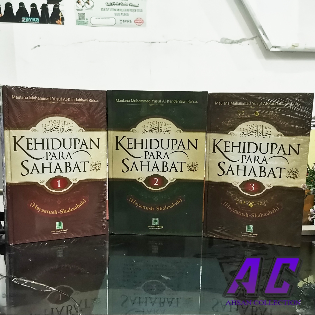 PAKET MURAH Kitab Kehidupan Para Sahabat Jilid 1,2 & 3 (Terjemah Kitab Hayatush Sahabah)