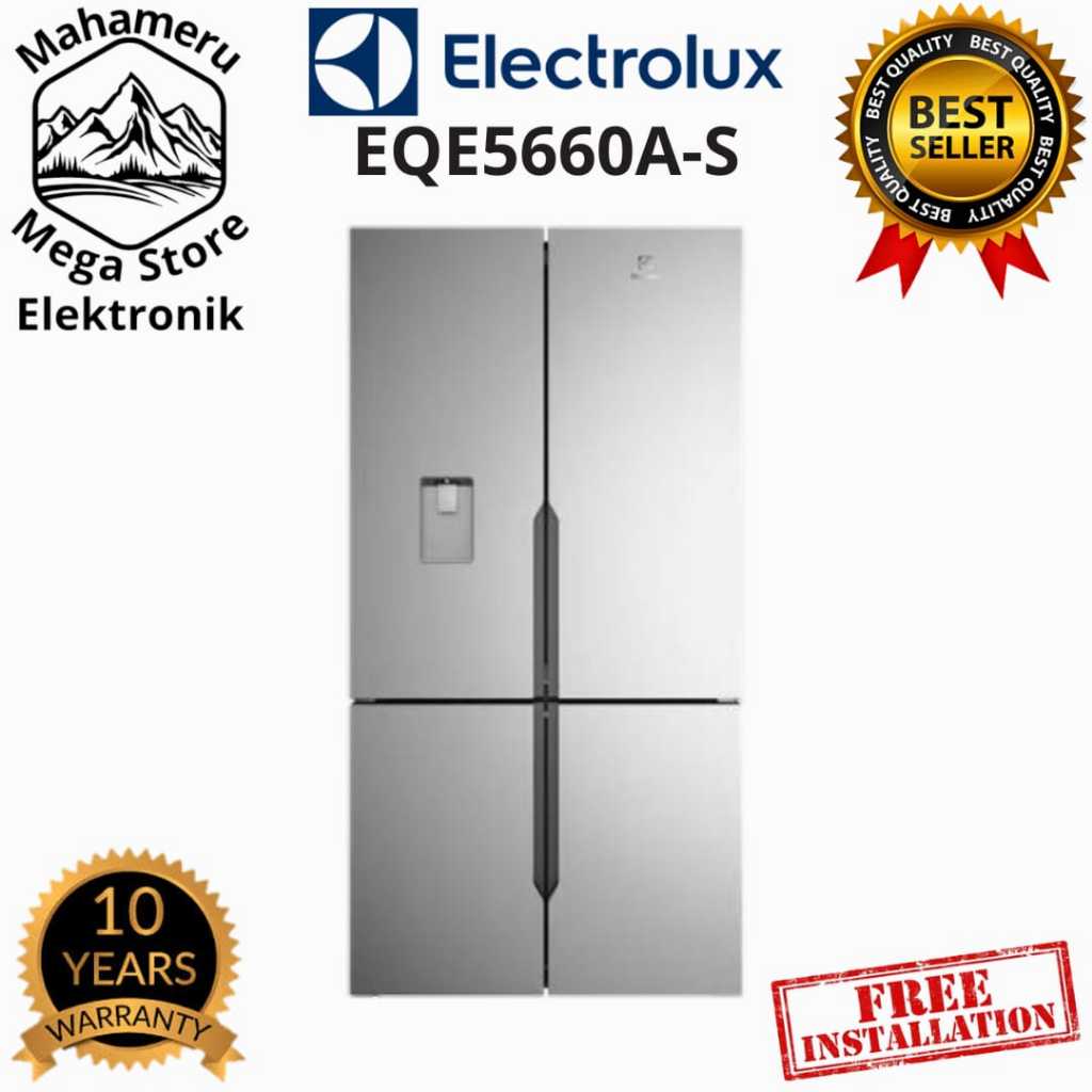 Electrolux EQE5660A-S Kulkas 4 Pintu UltimateTaste 700