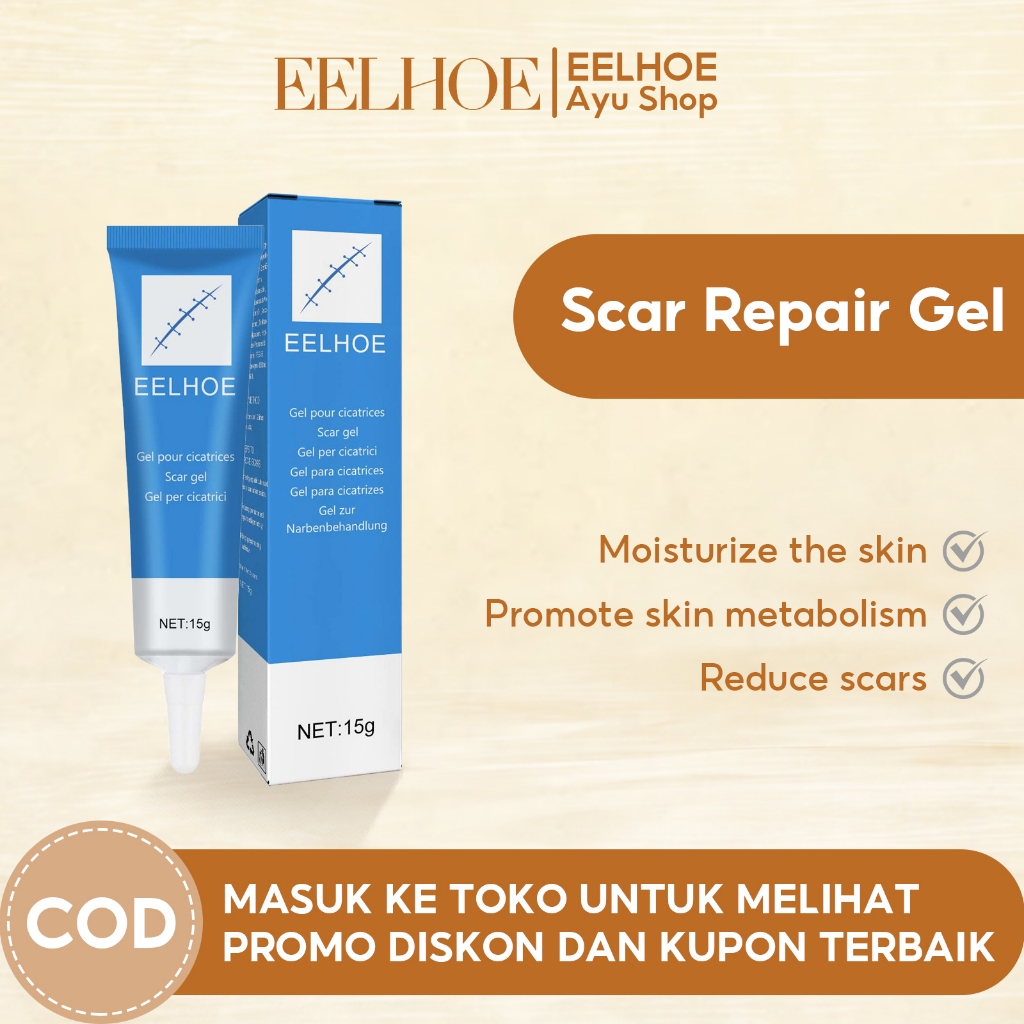 EELHOE Salep Penghilang Bekas Luka Hitam Koreng Cream Penghilang Bekas Luka Koreng