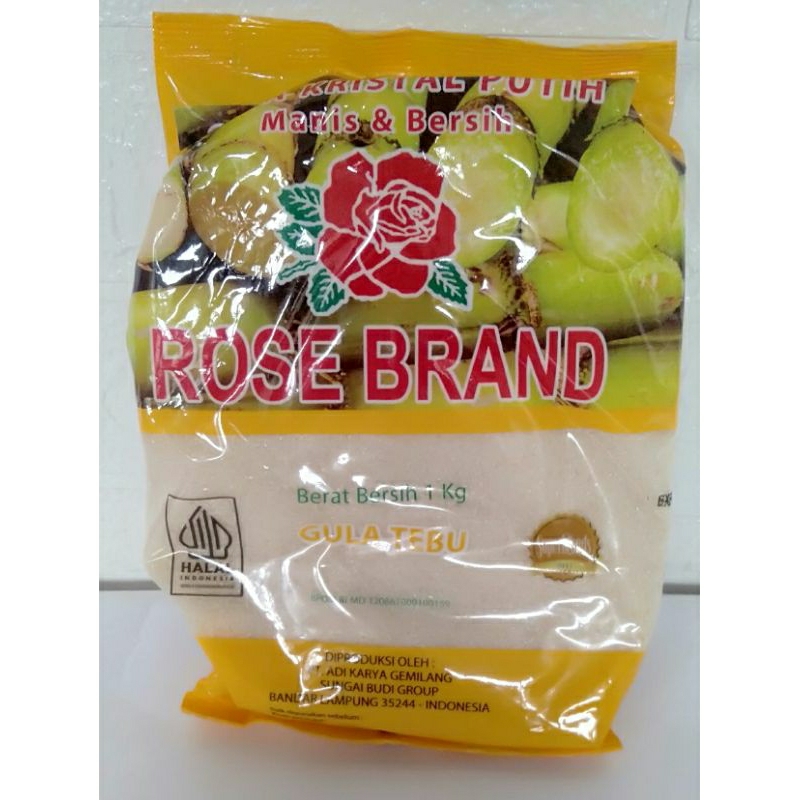 

gula rosebrand warna kuning dan hijau 1kg