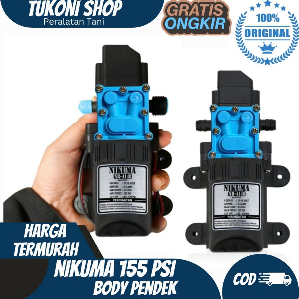Pompa DC Nikuma 155 psi NR 4148 - Body Pendek