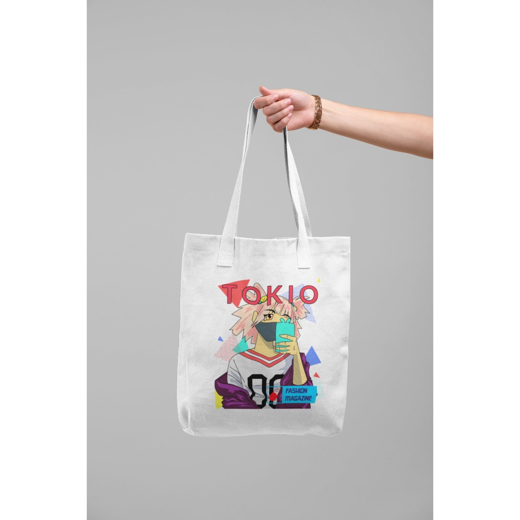 Azzam Rei Apparel- Tas Tote Bag Kanvas - Totebag Pria Wanita