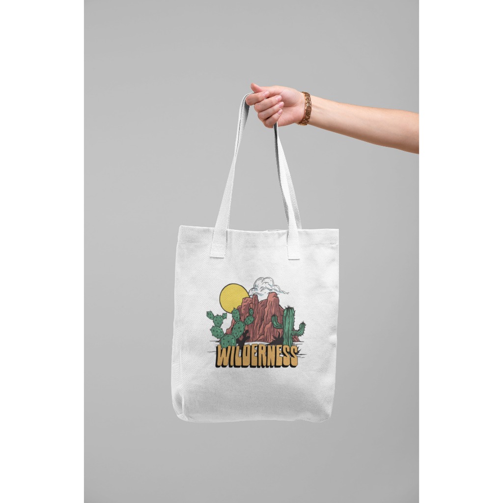 Azzam Rei Apparel- Tas Tote Bag Kanvas - Totebag Pria Wanita