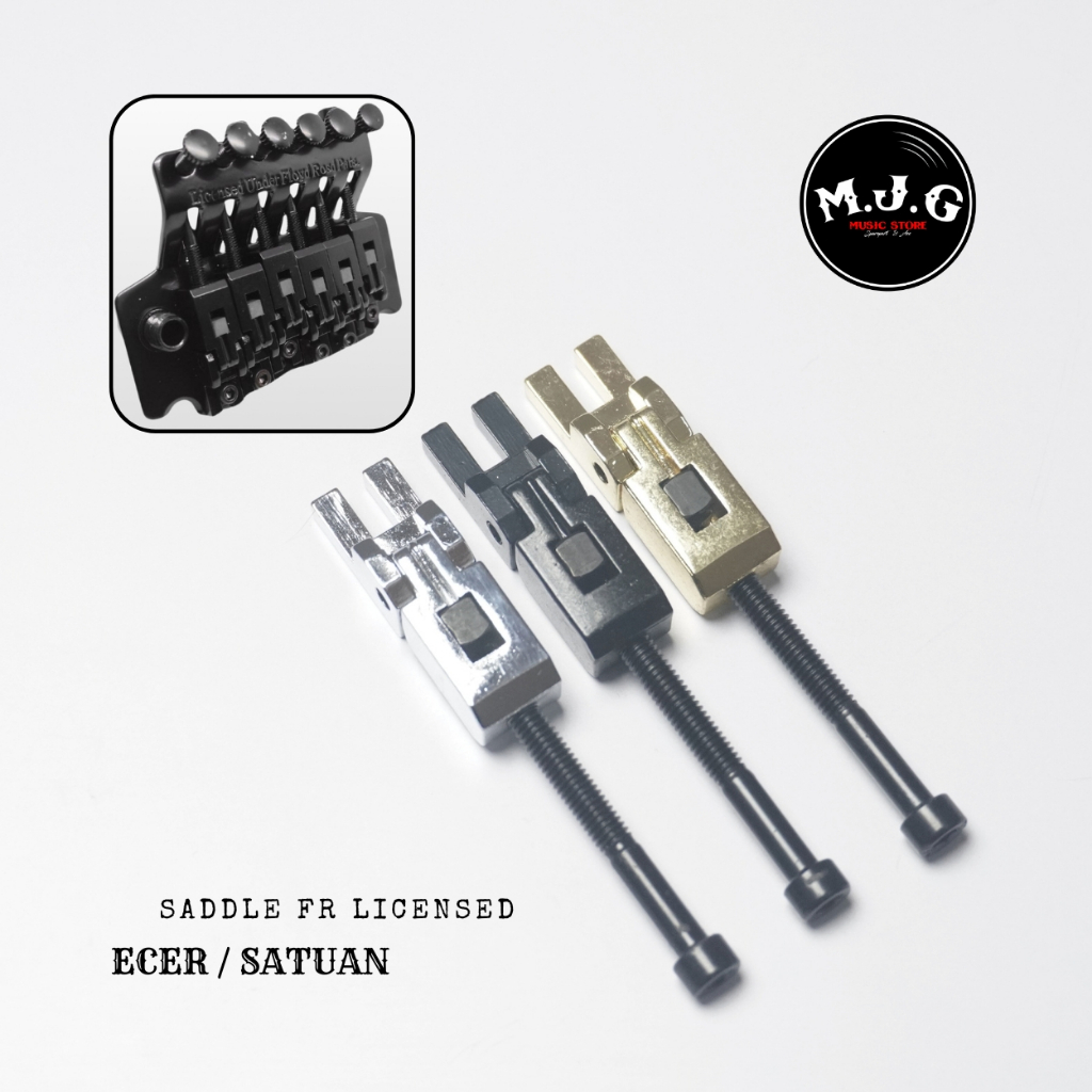 saddle bridge dudukan tremolo gitar elektrik floydrose floyd rose updown licensed premium quality