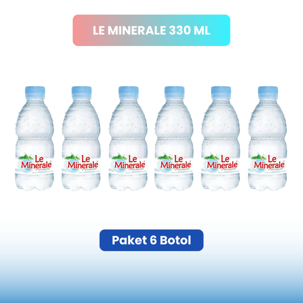 

Jual Le Minerale 330 ml Paket 6 Botol