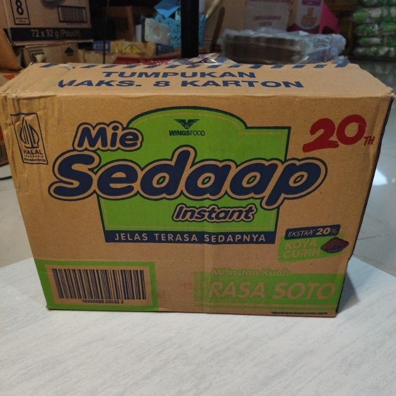 

Mie sedap soto isi 40pcs/dos