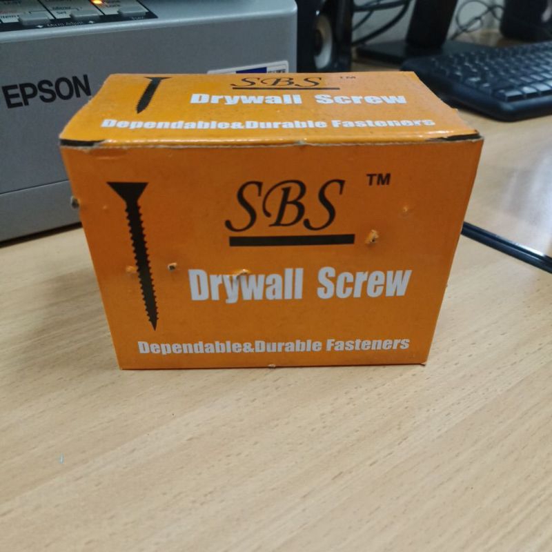 Sekrup Gypsum Baja / Baut Skrup Kayu Drywall Screw / harga perkotak, skrup hitam