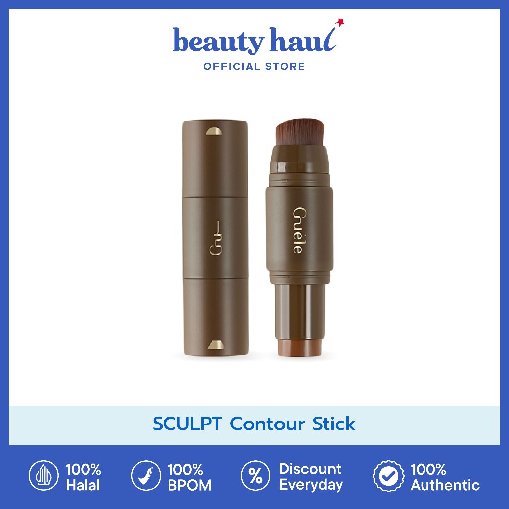 GUELE SCULPT Contour Stick - Guele Countour Stick Natural, Makeup Contour Stick Creamy dan Mudah Dib