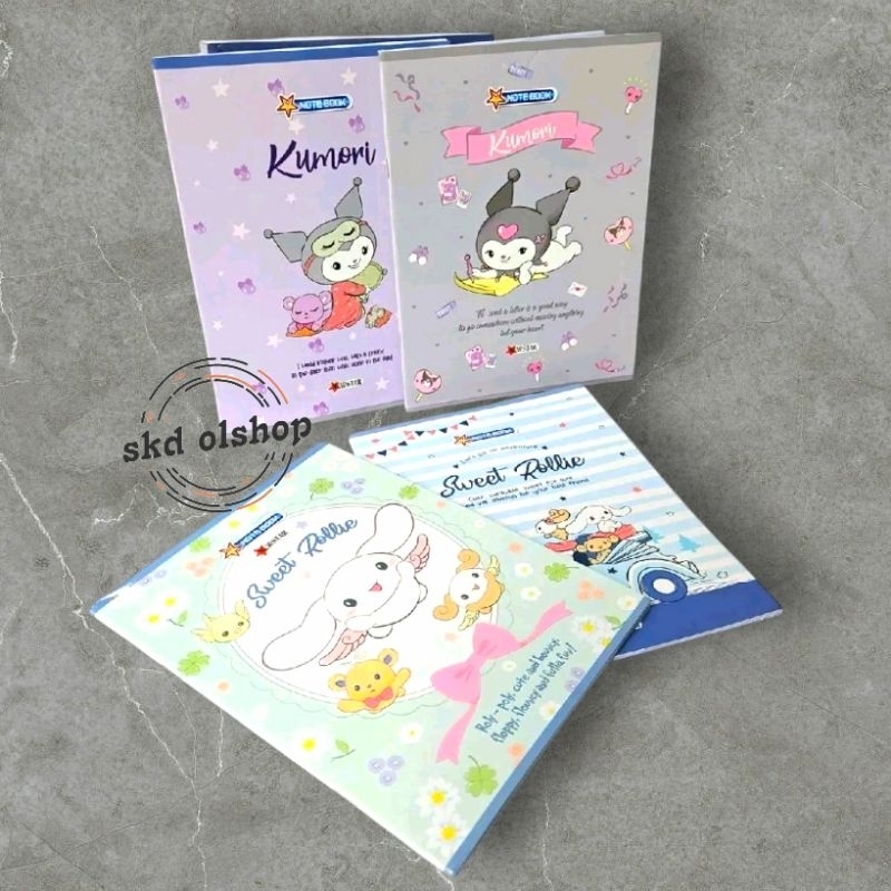 

Buku tulis 38 lembar 10 buku newstar kuromi melody ukuran buku kwarto