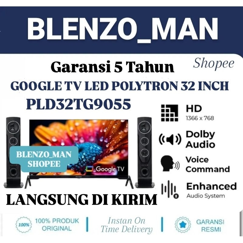 Google tv Polytron 32 Inch Cinemax