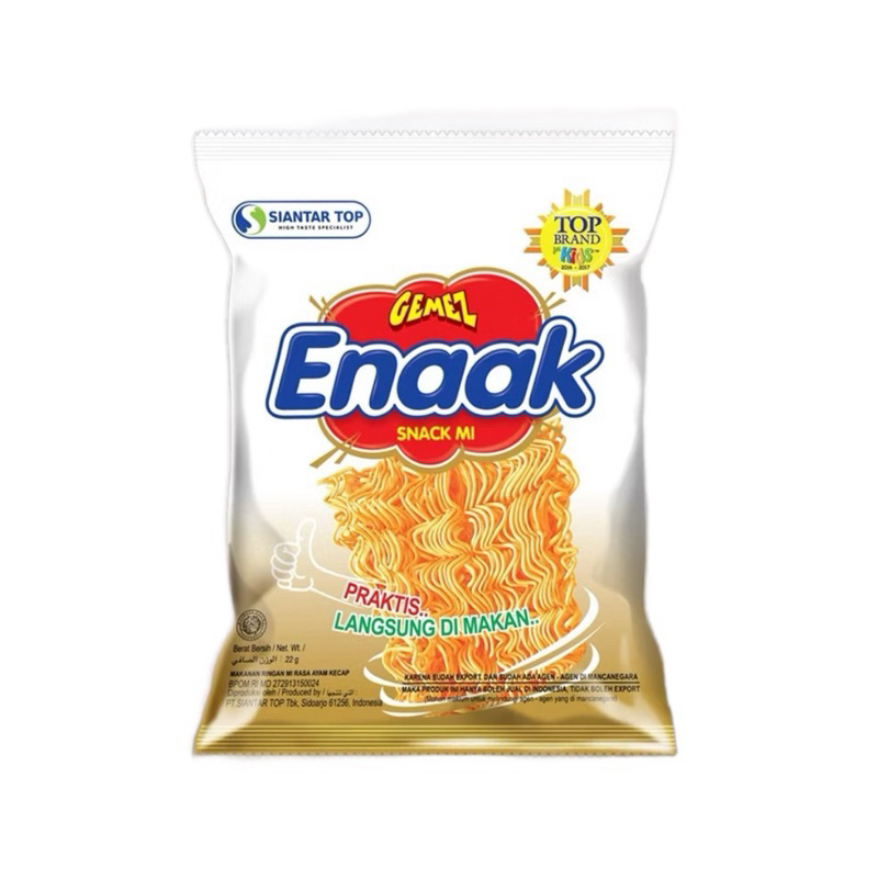 

Gemez enaak snack mi siantar top @16g