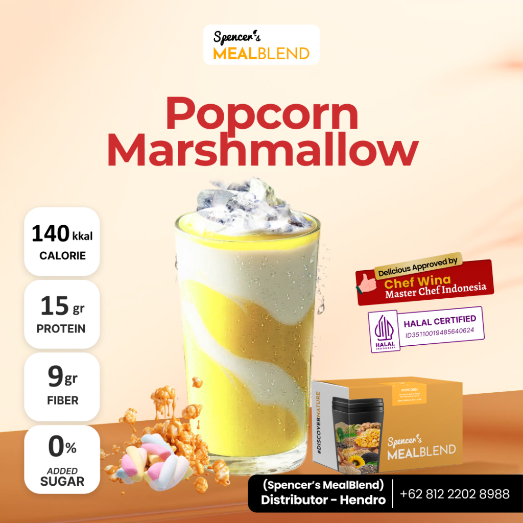 

Spencer’s MealBlend Multigrain | Popcorn Marshmallow | 100% Original | Solusi Langsing