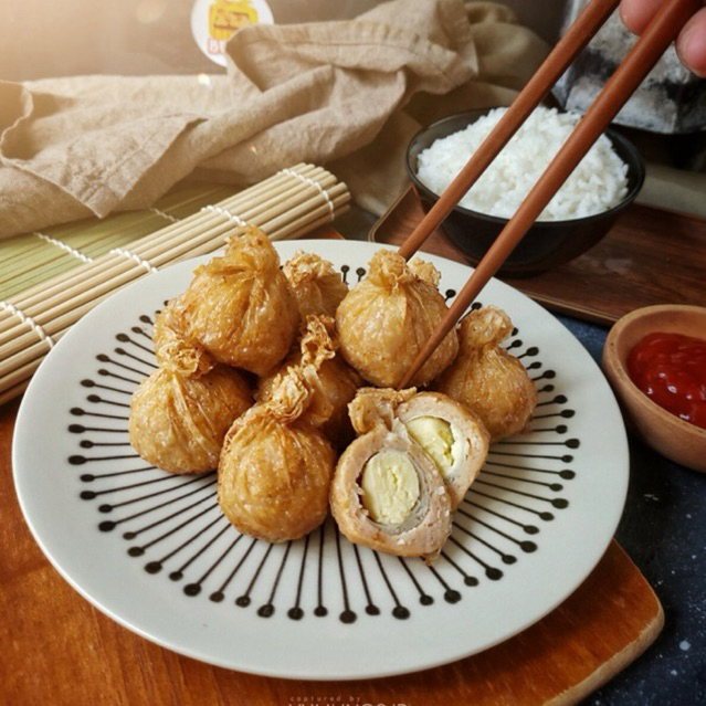 

FROZEN BENTO Ekkado Telor Puyuh (ayam & udang) isi 10pcs HOMEMADE cocok untuk anak-anak