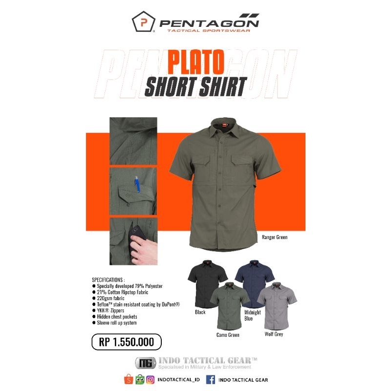 Pentagon Plato Shirt Short
