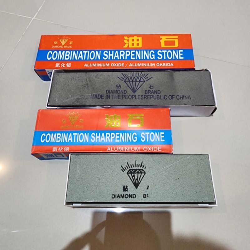 Batu Asah DIAMOND / Batu Gosok "DIAMOND" 6 Inch 8 Inch / PENGASAH PISAU / ASAH PISAU /