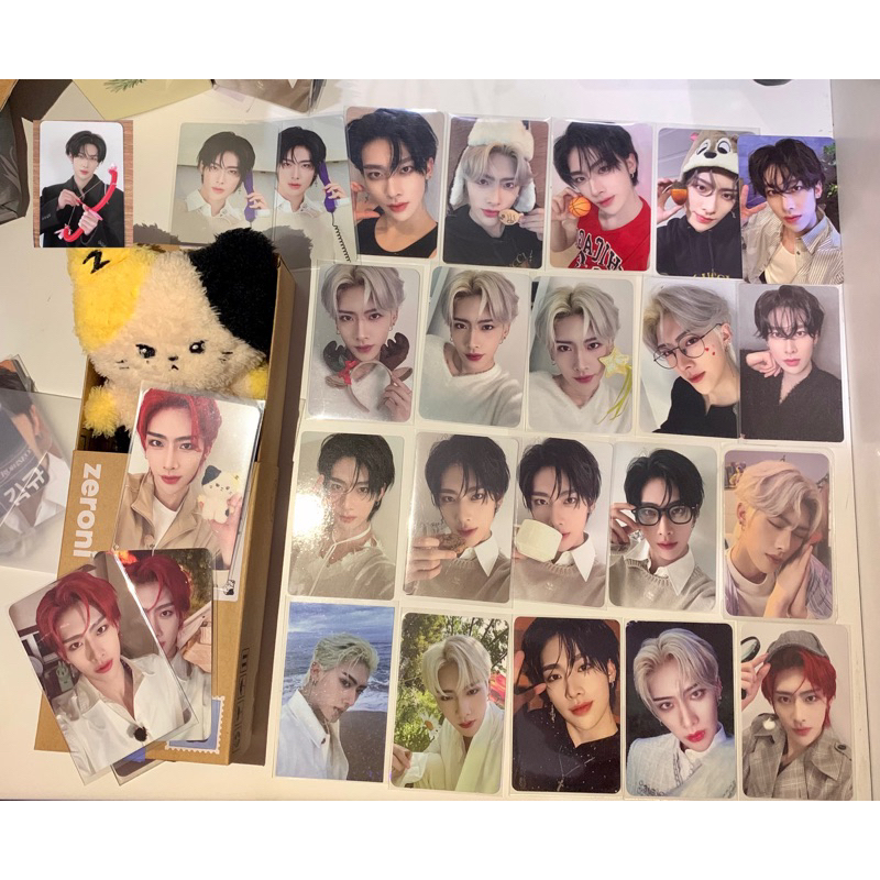 [UBAH JNE/SICEPAT] fullset unsealed rinini v1 with box pc photocard ricky zb1 appmus vc bungeoppang 